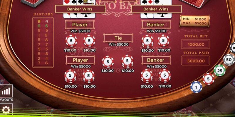 Cách chấm điểm trong mỗi ván baccarat